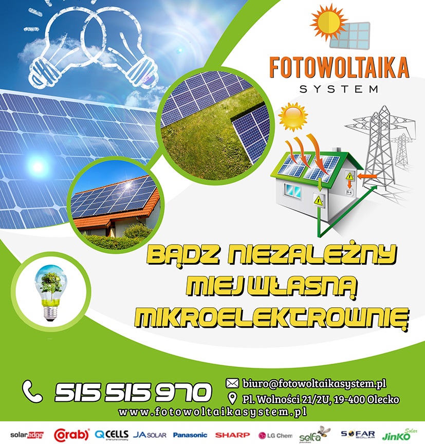 INSTALACJE FOTOWOLTAICZNE, instalacje PV - PKiTJ Fotowoltaika System