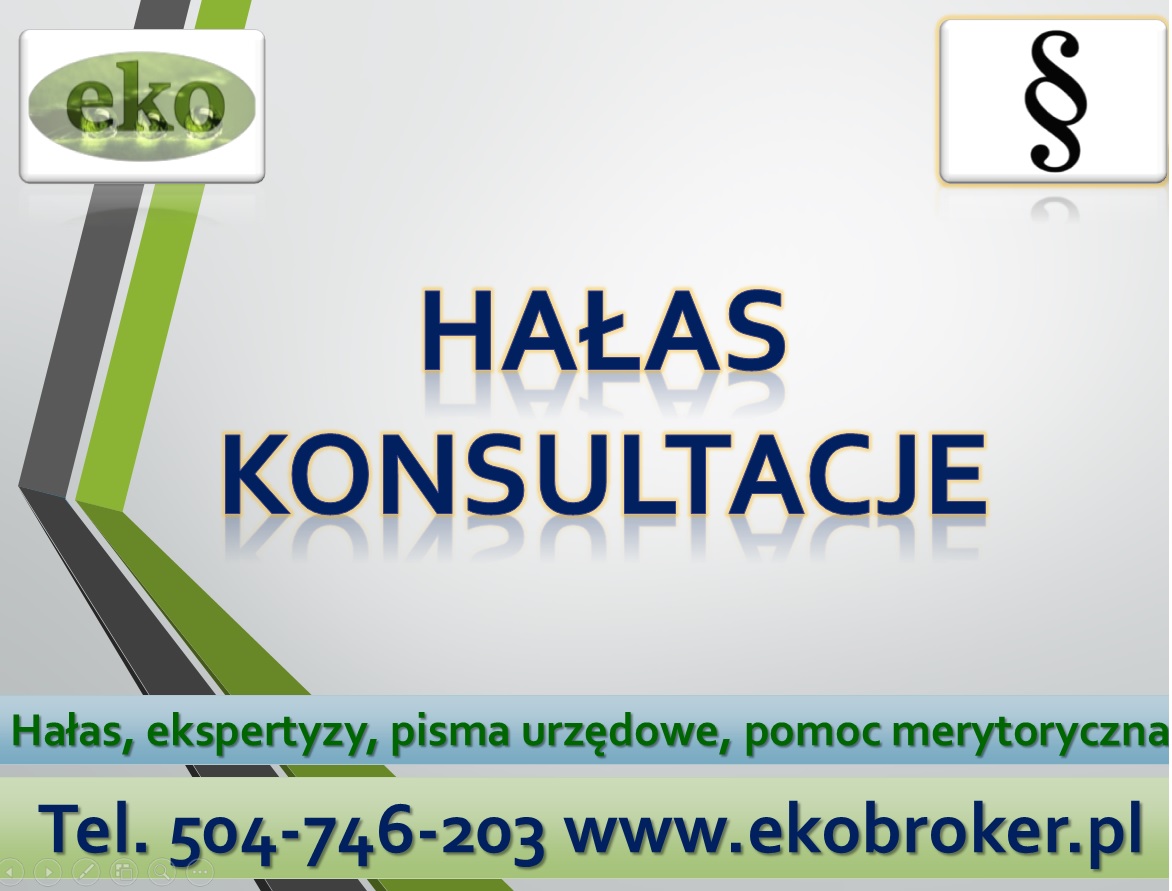 Hałas, przekroczenia, skargi, pomoc, tel. 504-746-203. Ekrany akustyczne