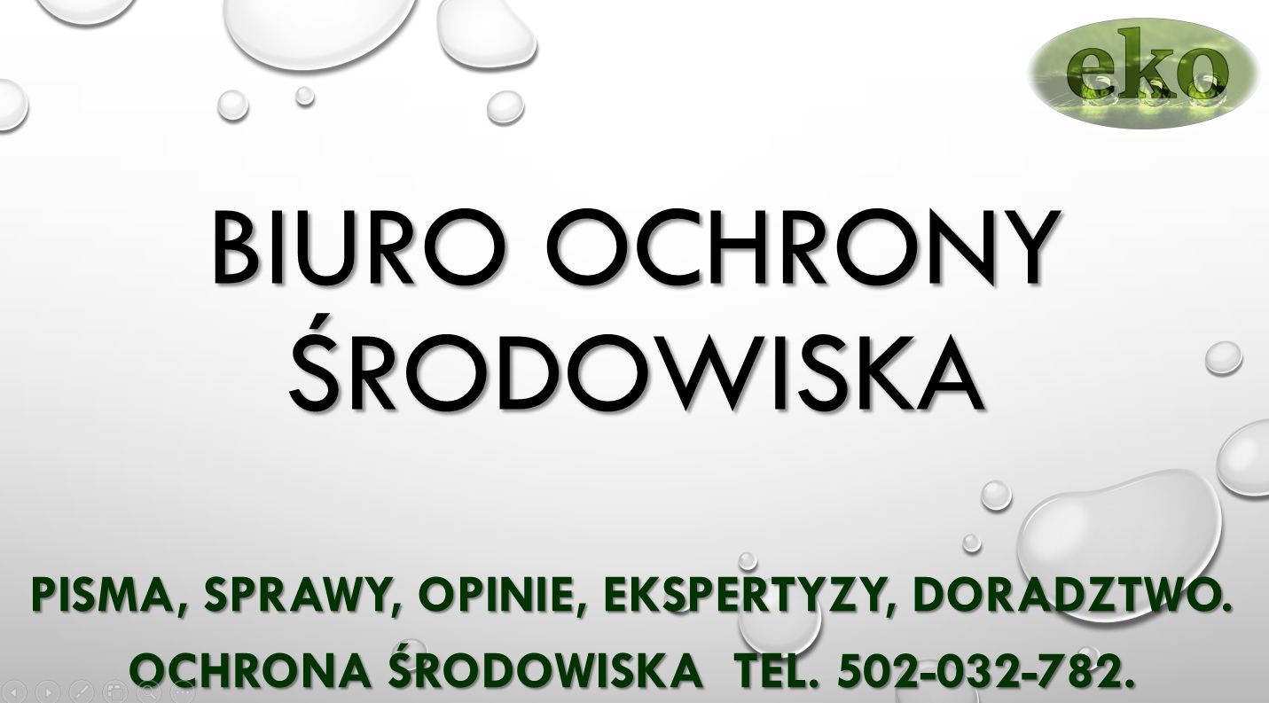 Pisma sprawy, ochrony środowiska. Emisja pyłu i kurzu z dróg i budowy. Doradztwo z prawa ochrony środowiska. Pomoc 