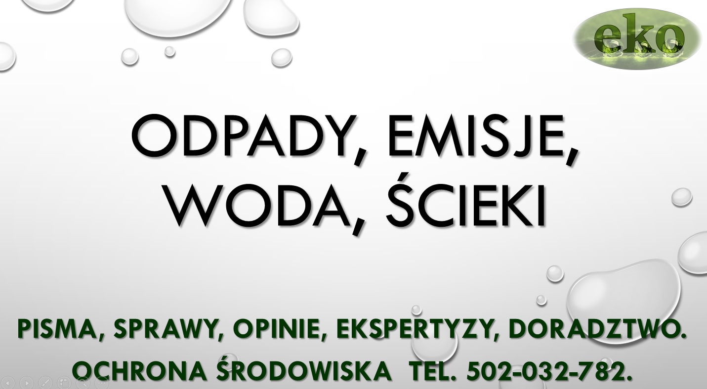 Pisma sprawy, ochrony środowiska. Emisja pyłu i kurzu z dróg i budowy. Doradztwo z prawa ochrony środowiska. Pomoc 